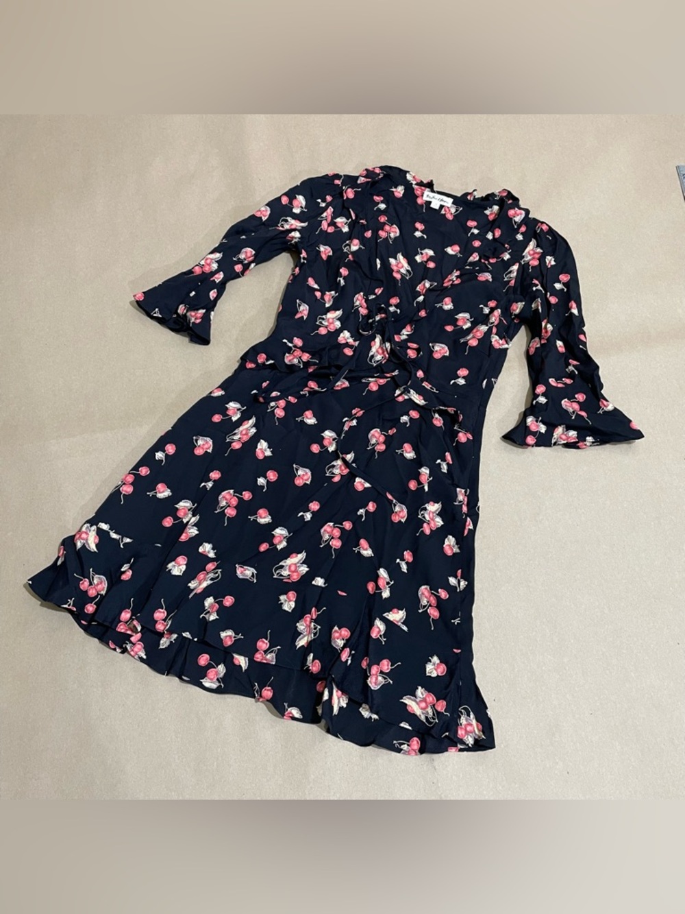 For Love and Lemons Cherry Wrap Dress Size Medium
